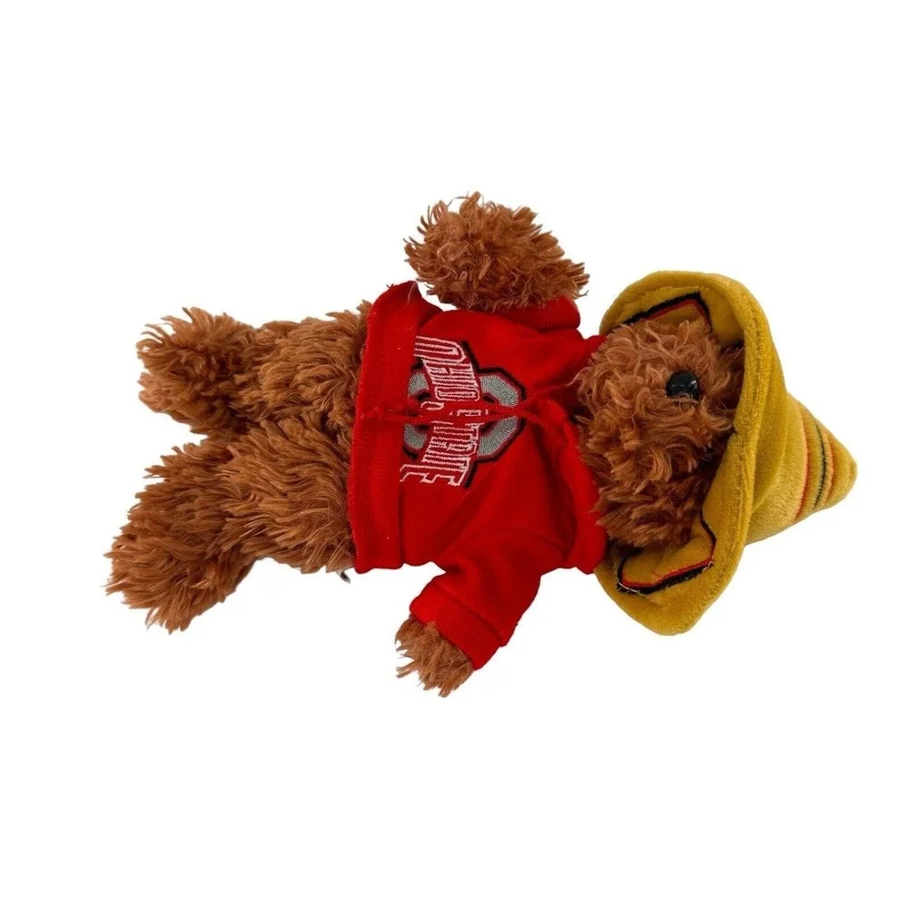 Ohio State Plush Teddy Bear Hat Hoodie BCS National Championship Tostitos 2007‎